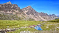 Campsite north of Elusive Pass
